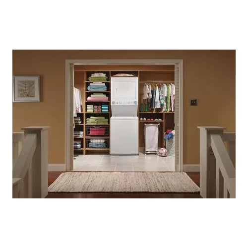 White Electric Laundry Center with 3.9 cu. ft. Washer and 5.6 cu. ft. Dry Capacity S2930