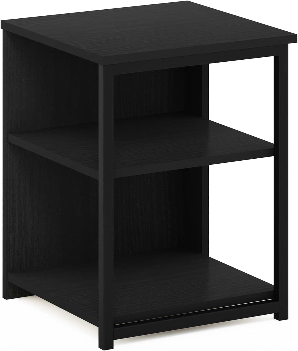 Solid White End Sofa Side Table with Metal Frame L615494
