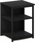 Solid White End Sofa Side Table with Metal Frame L615494
