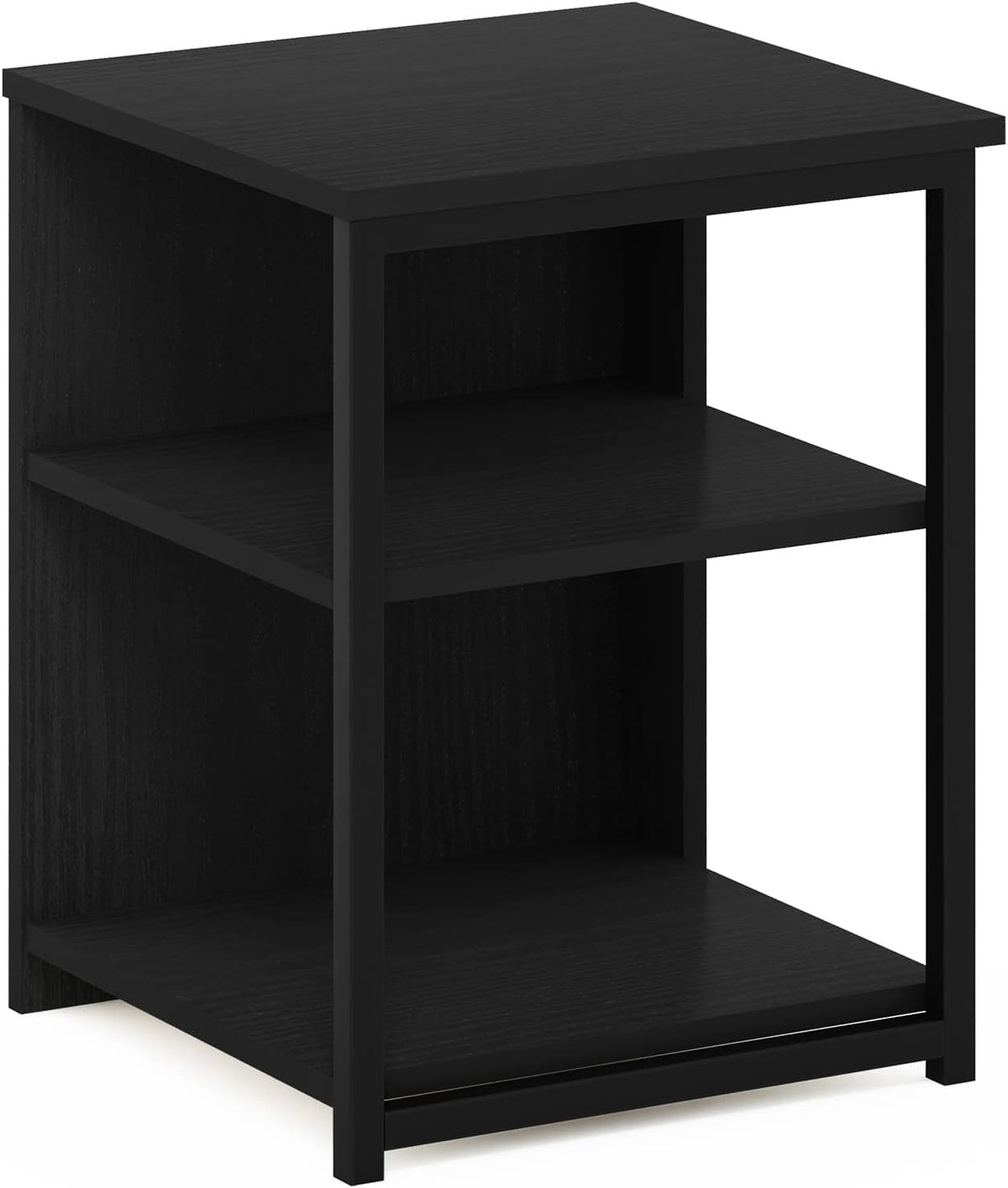 Solid White End Sofa Side Table with Metal Frame L615494