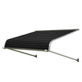 6 ft. Aluminum Door Canopy in Black Y63270
