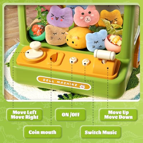 55 PCS Claw Machine with Lights Sound W404