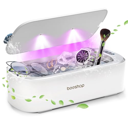 45kHz Ultrasonic Retainer Cleaner with 3 Modes 200ML White R285