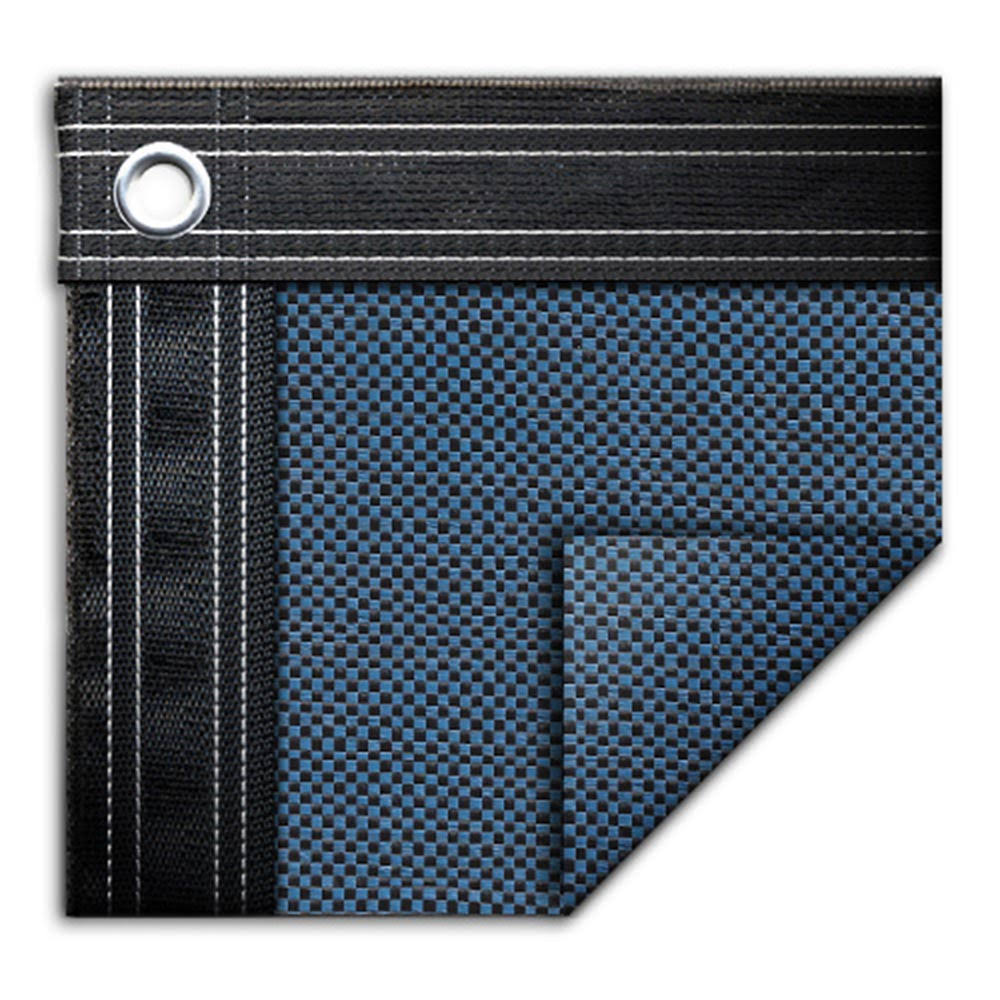 Blue/Black Rectangular Winter Pool Cover O83938
