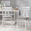 Solid Wood Dining Chairs Set of 2 J109619