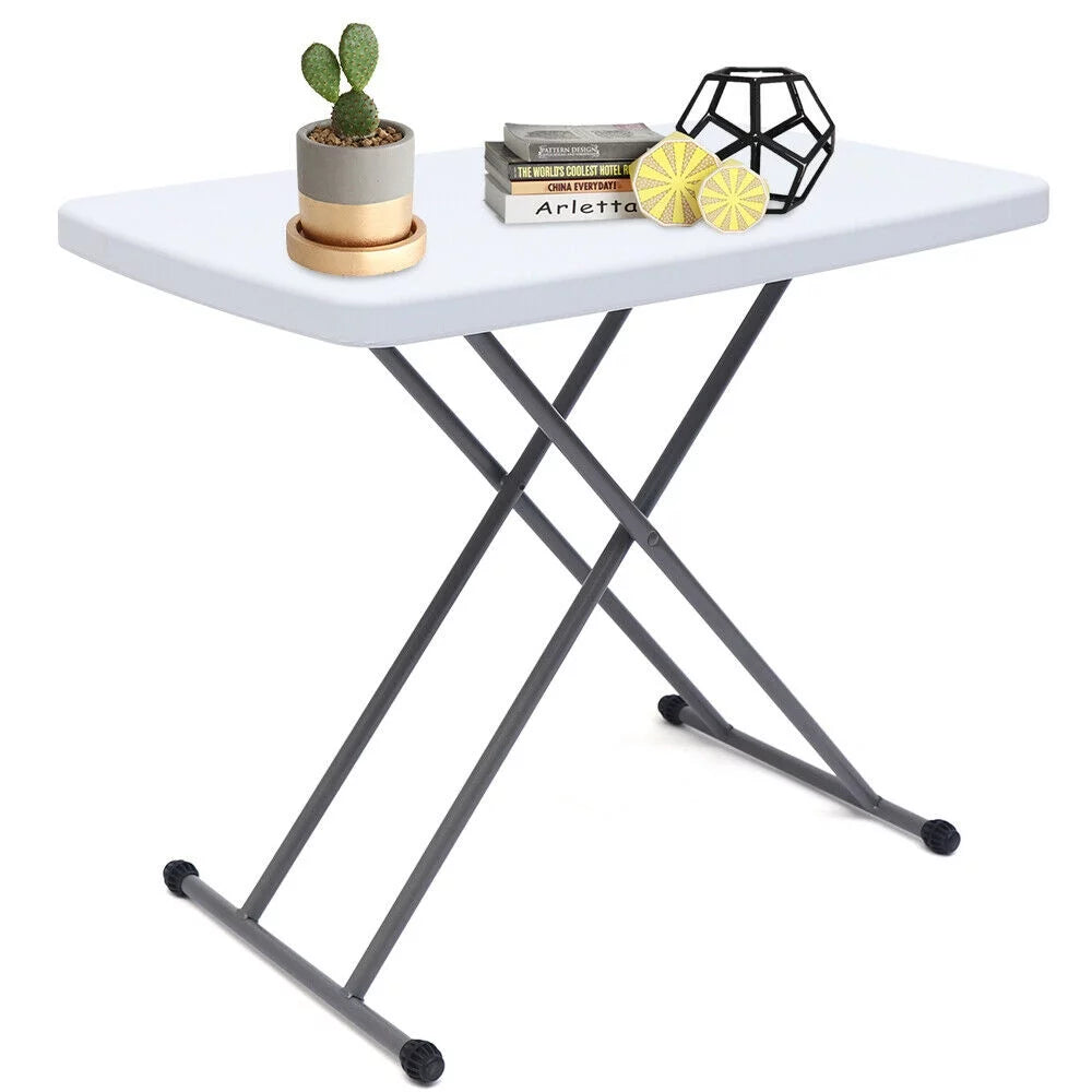 30"x 20" Portable Foldable Height Adjustable Dining Table K180