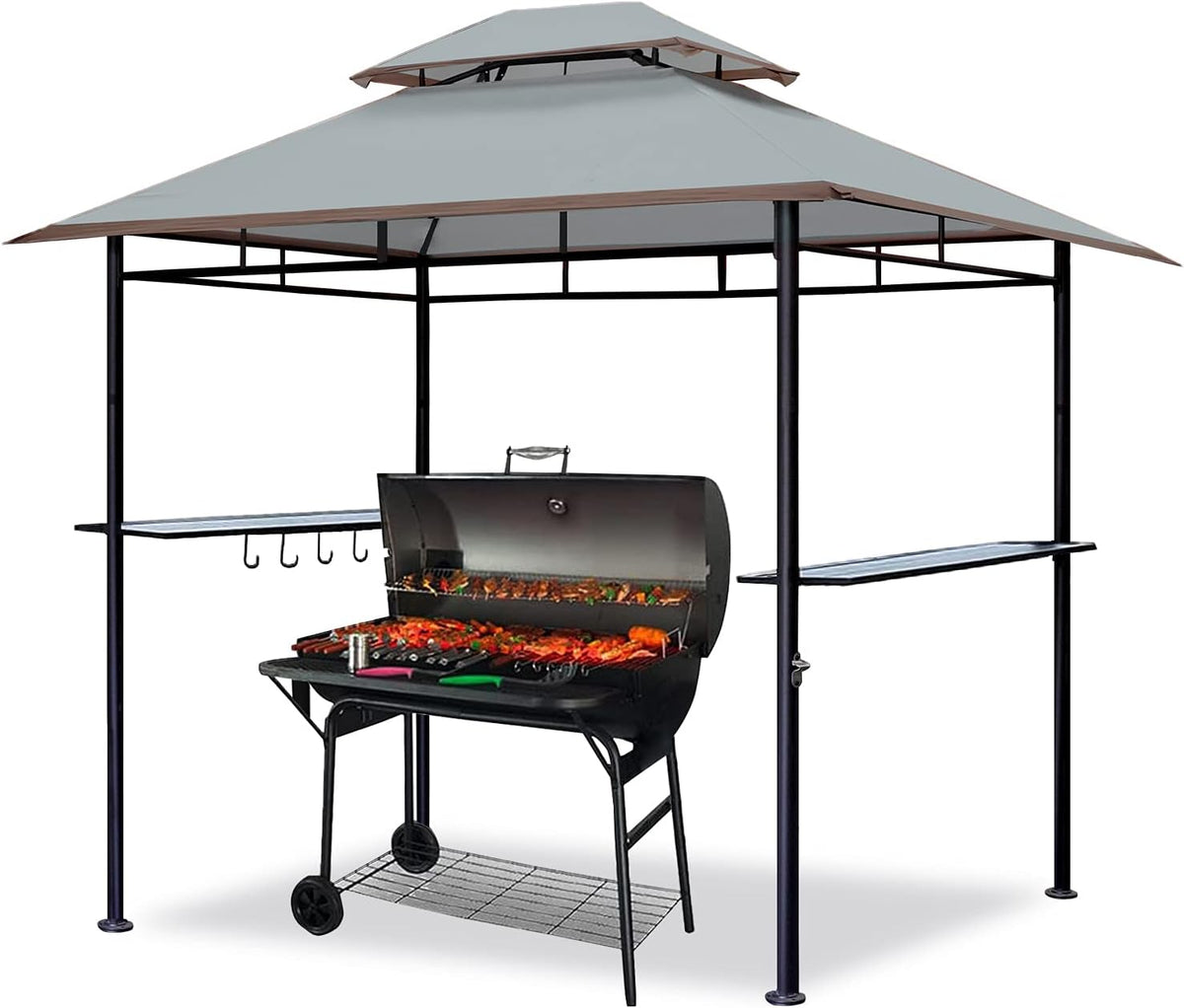 Gray Arc Grill Gazebo Canopy N9224