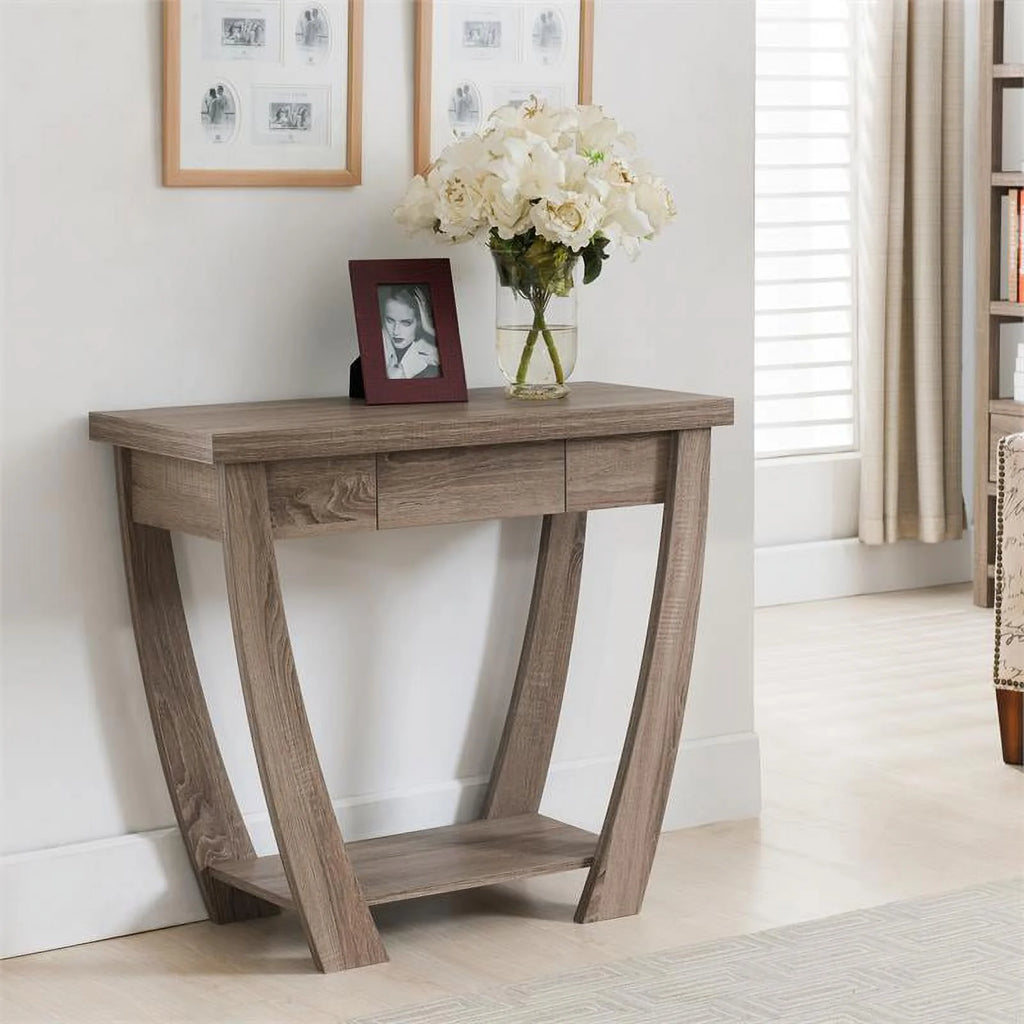 Modern Wood 1-Drawer Console Table B5281