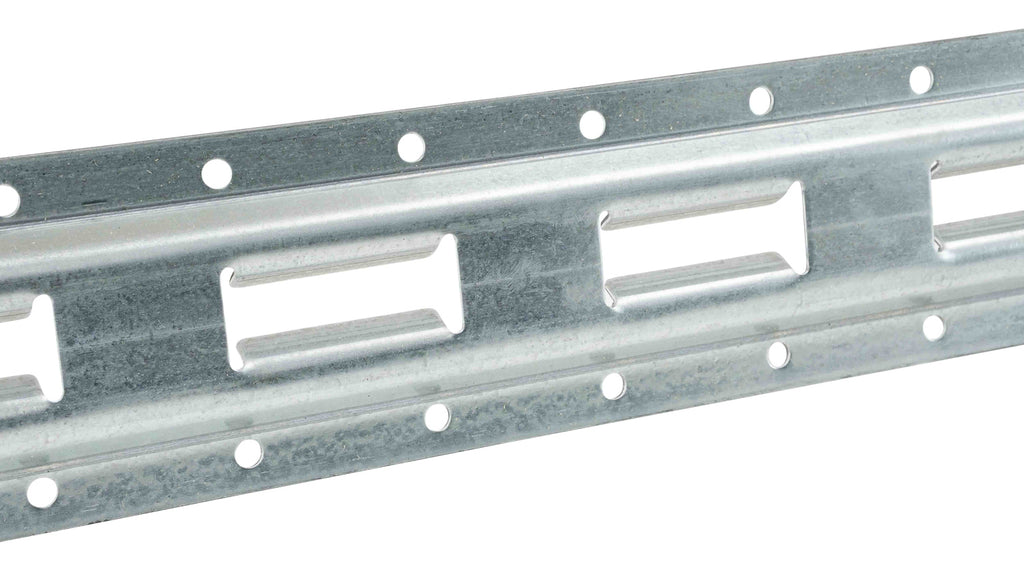 (8 Pack) 5' Vertical Galvanized Steel Bolt-On E-Track Tie-Down Rail M854309