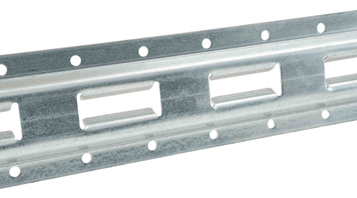 (8 Pack) 5' Vertical Galvanized Steel Bolt-On E-Track Tie-Down Rail M854309