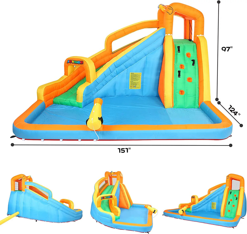 Inflatable Water Slide Bounce House with Splash Pool S99054