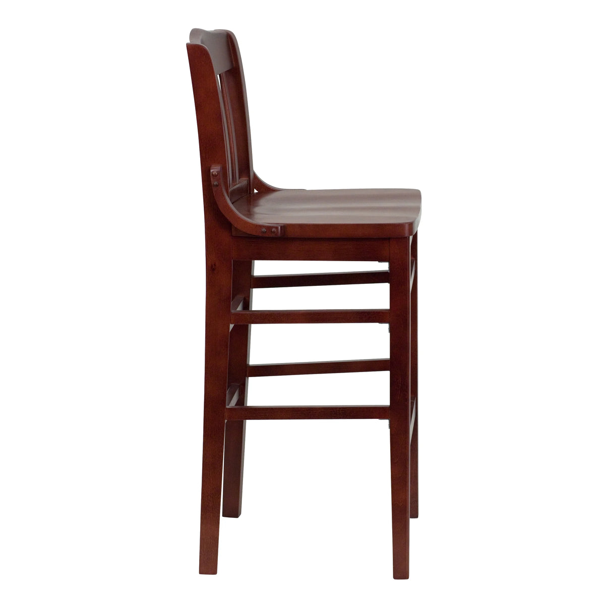 Mahogany Wood Barstool R45619
