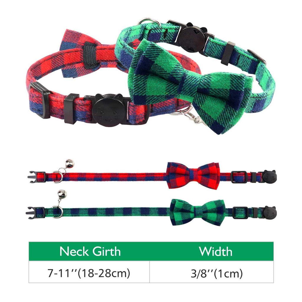 Breakaway Cat Collar with Bow Tie and Bell A985
