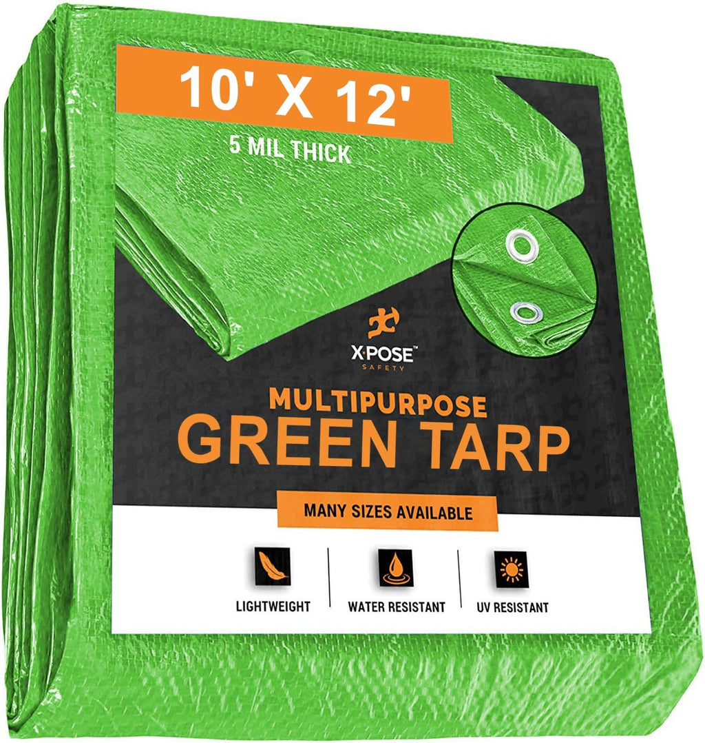 Brown Poly Tarp 20' x 30' 5 Mil Thick Polyethylene Pack of 2 O188