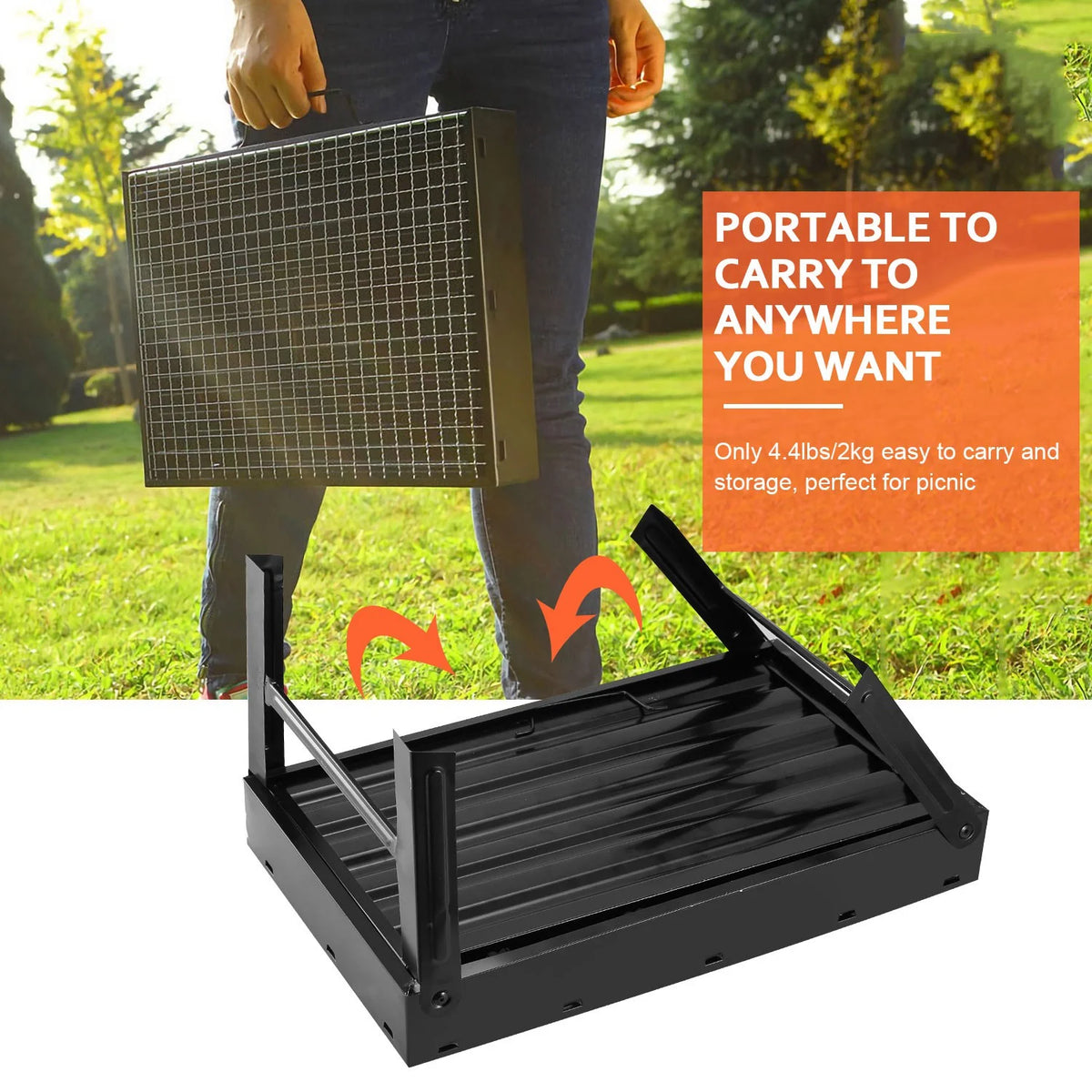 Portable Foldable Charcoal Grill G6090