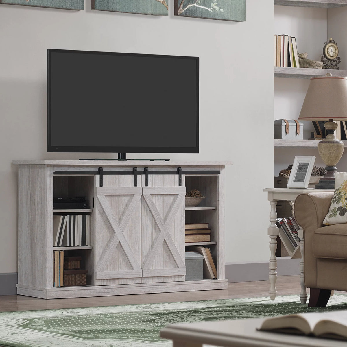 White Oak TV Stand D54190