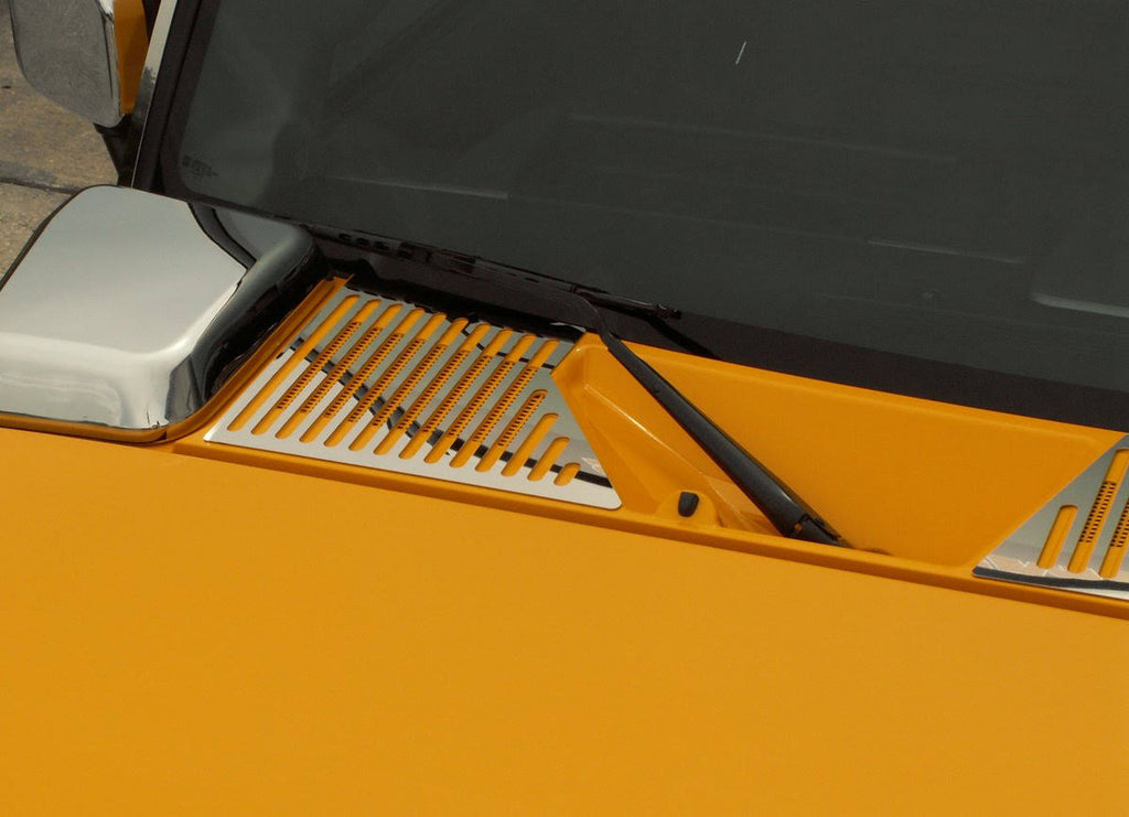 Polished 2pc Wiper Cowl for Hummer H2 P75717