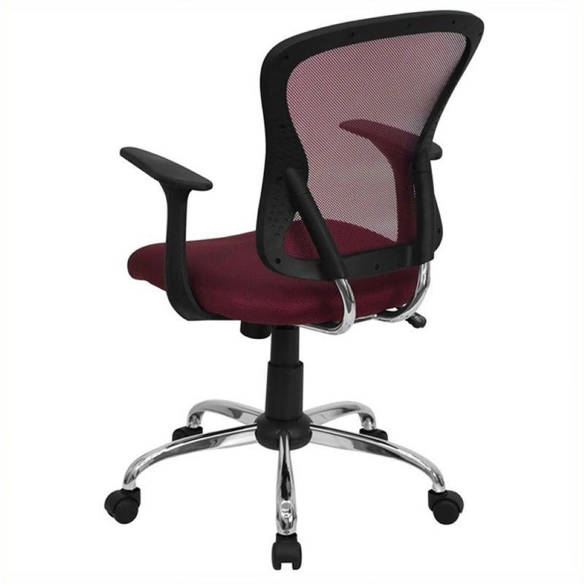 Mid-Back Mesh Office Chair with Chrome Finished Base L299