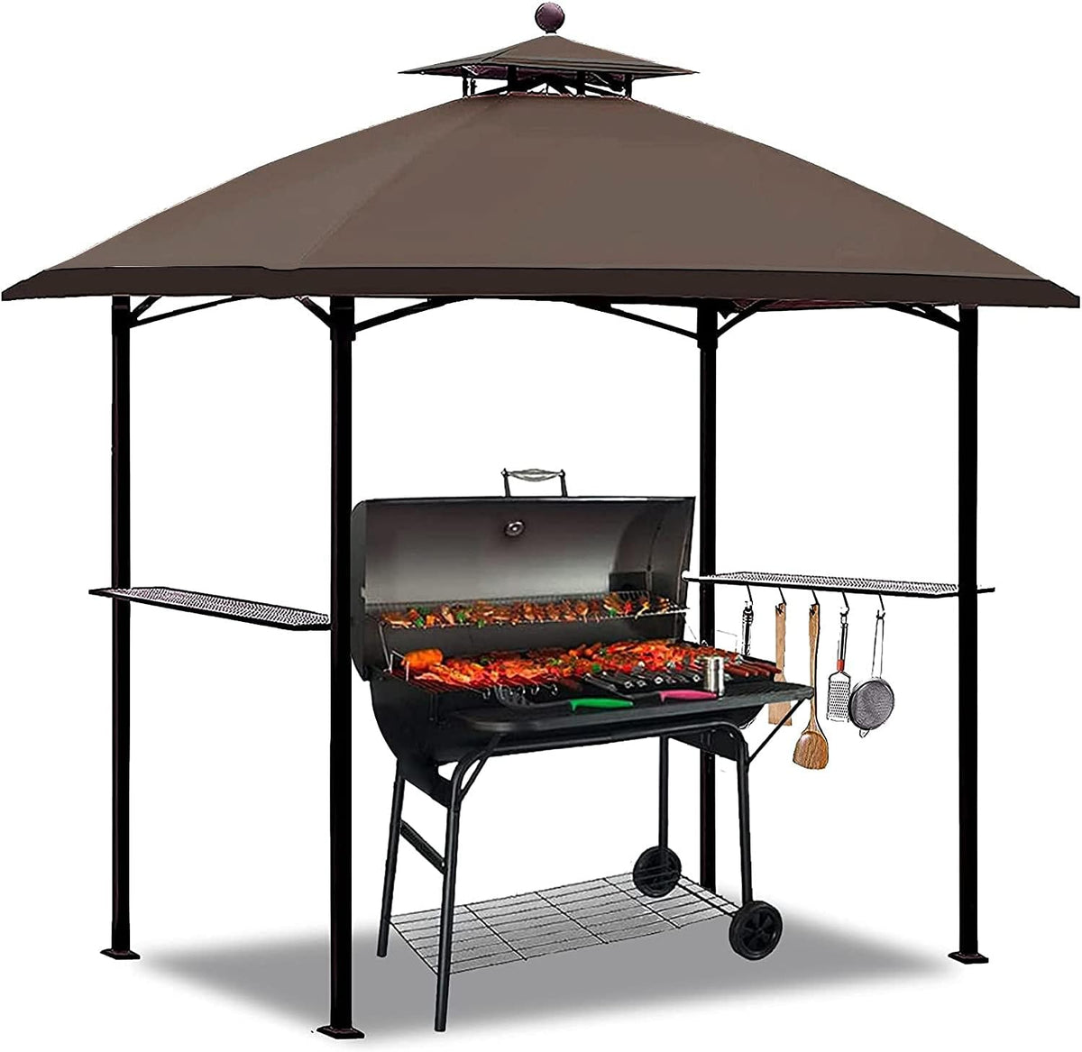 Gray Arc Grill Gazebo Canopy N9224