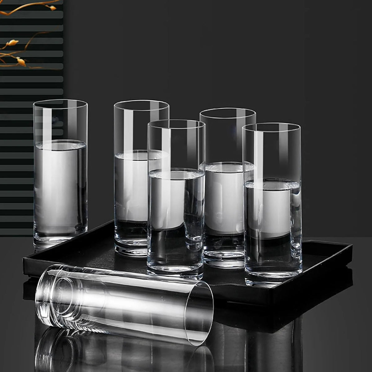 Highball Glasses Set of 4 10.8 oz E637057
