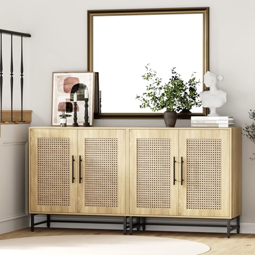 Oak Fluted Storage Cabinet R160