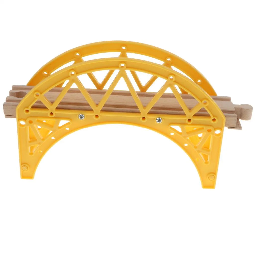 Wooden Toy Trains Set Building Blocks Construction Kits Q82248