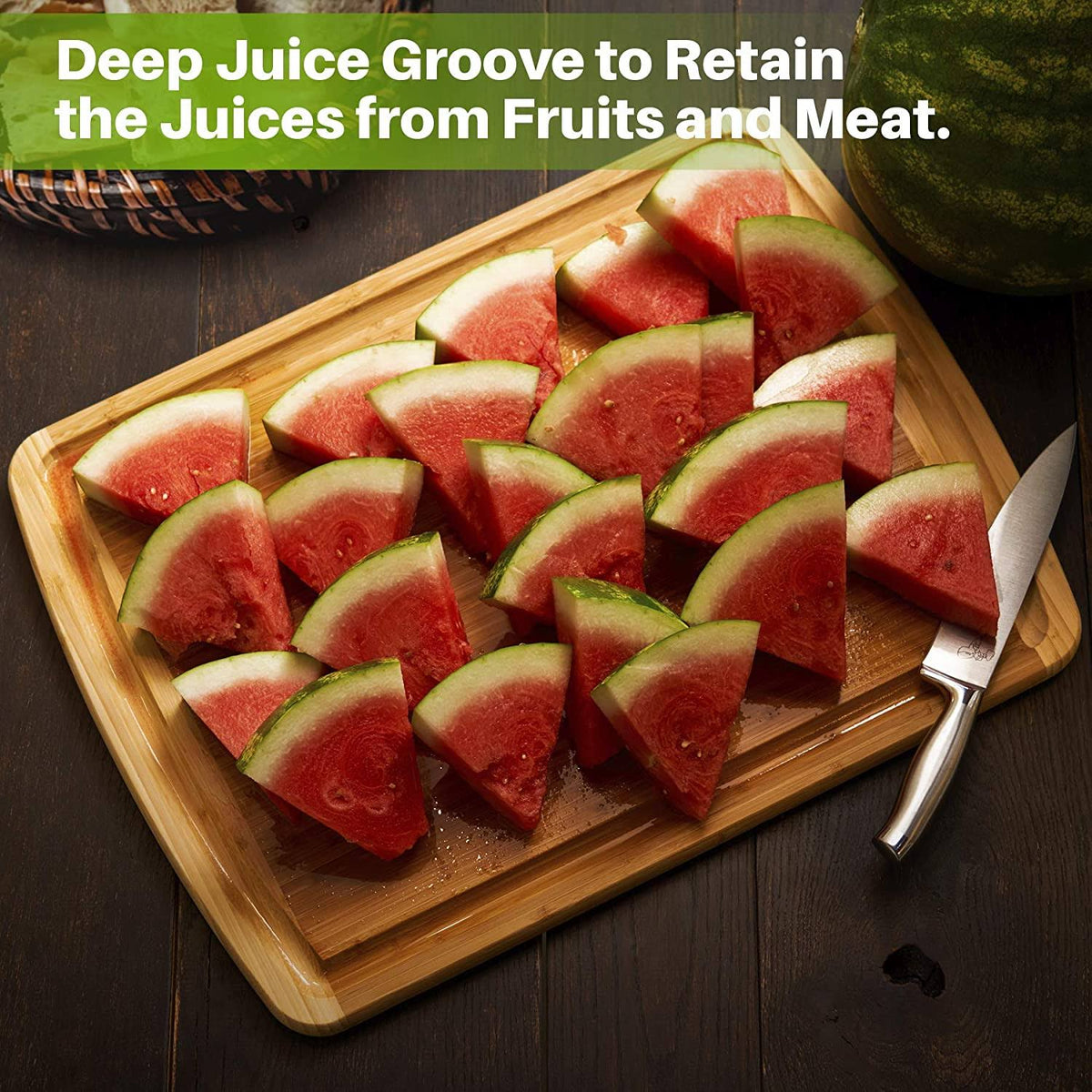 XXL Extra Large Bamboo Cutting Board K4852