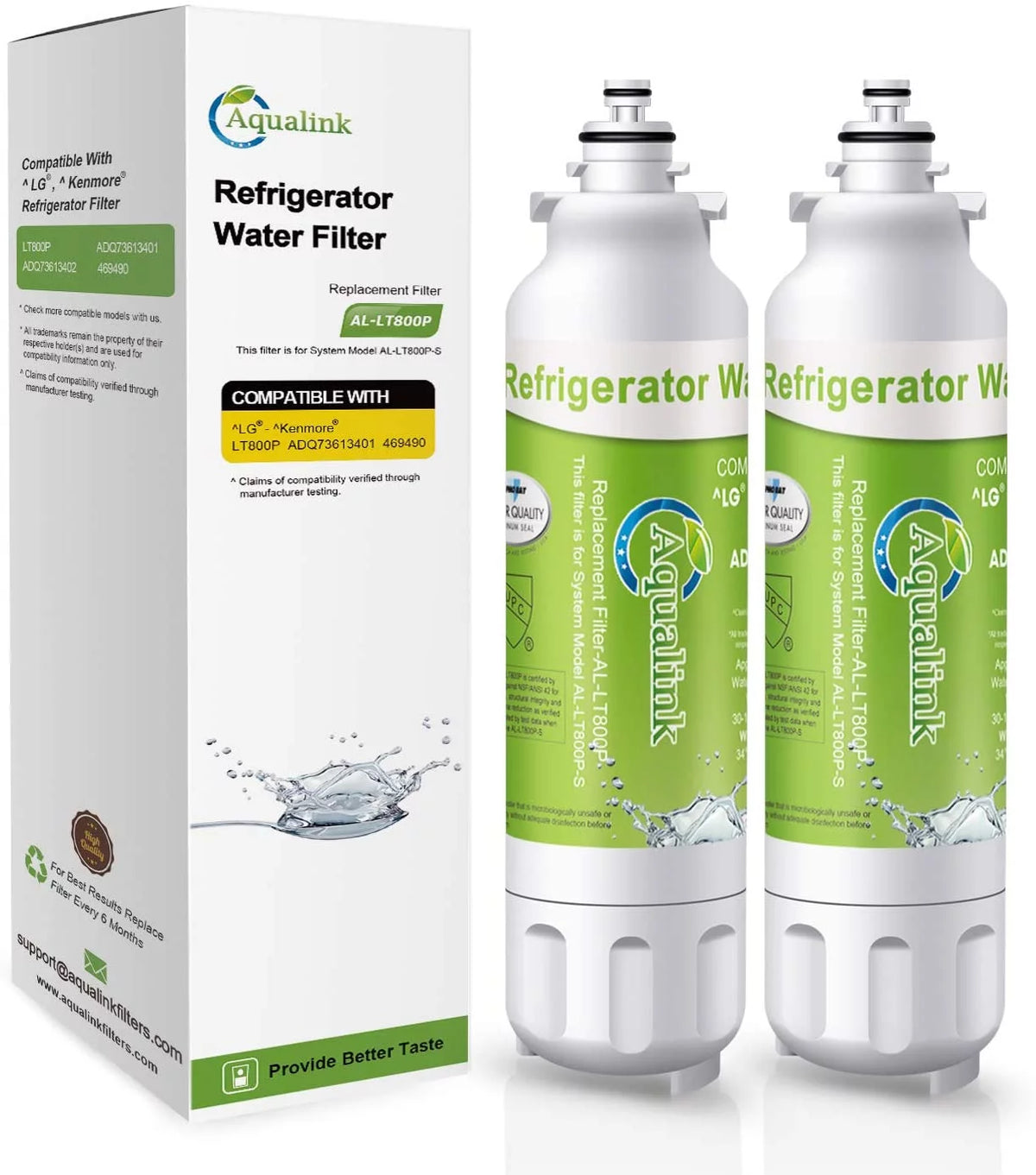 Refrigerator Water Filter 2Pack U519