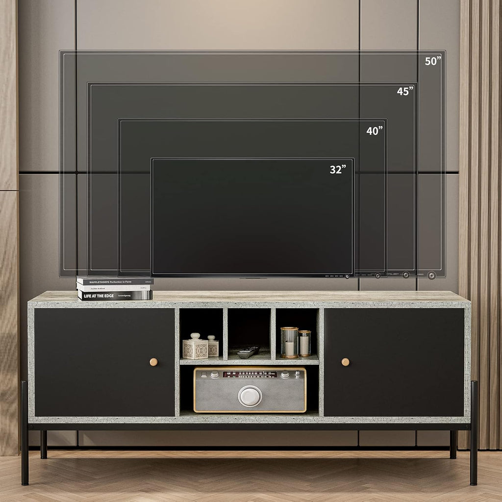 TV Stand with Storage and Open Shelves G2523