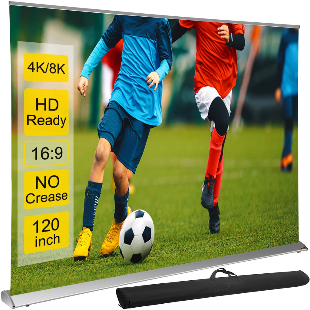 120" 16:9 Manual Pull Up Projector Screen D6066