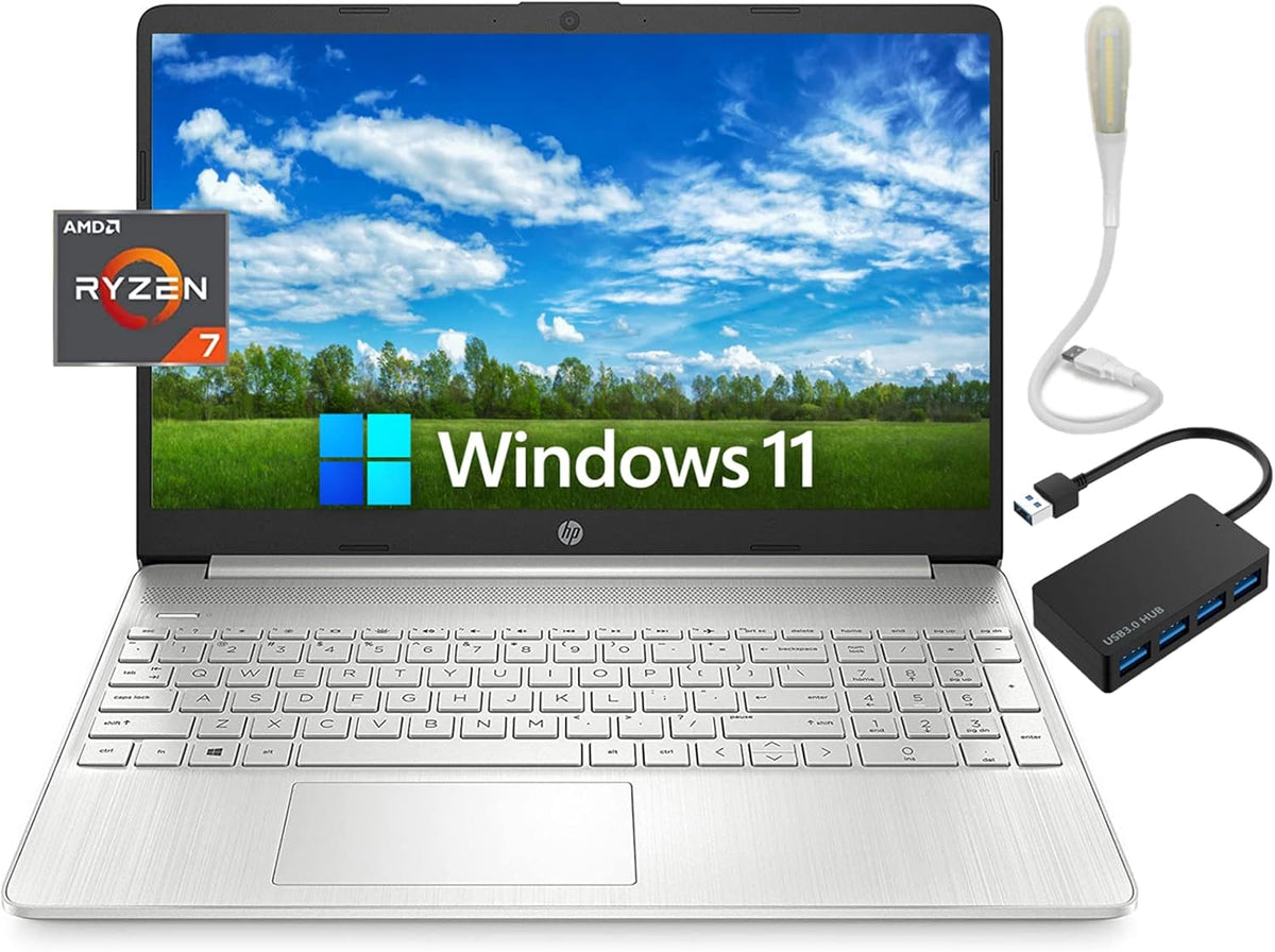 15.6'' HD Laptop, AMD Ryzen 7 5700U, 16GB RAM 256GB SSD, Windows 11 Home C5833