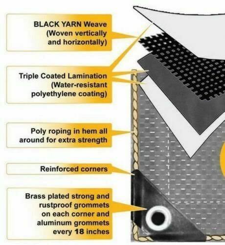 14 x 20 Heavy Duty Canopy Tarp B68599