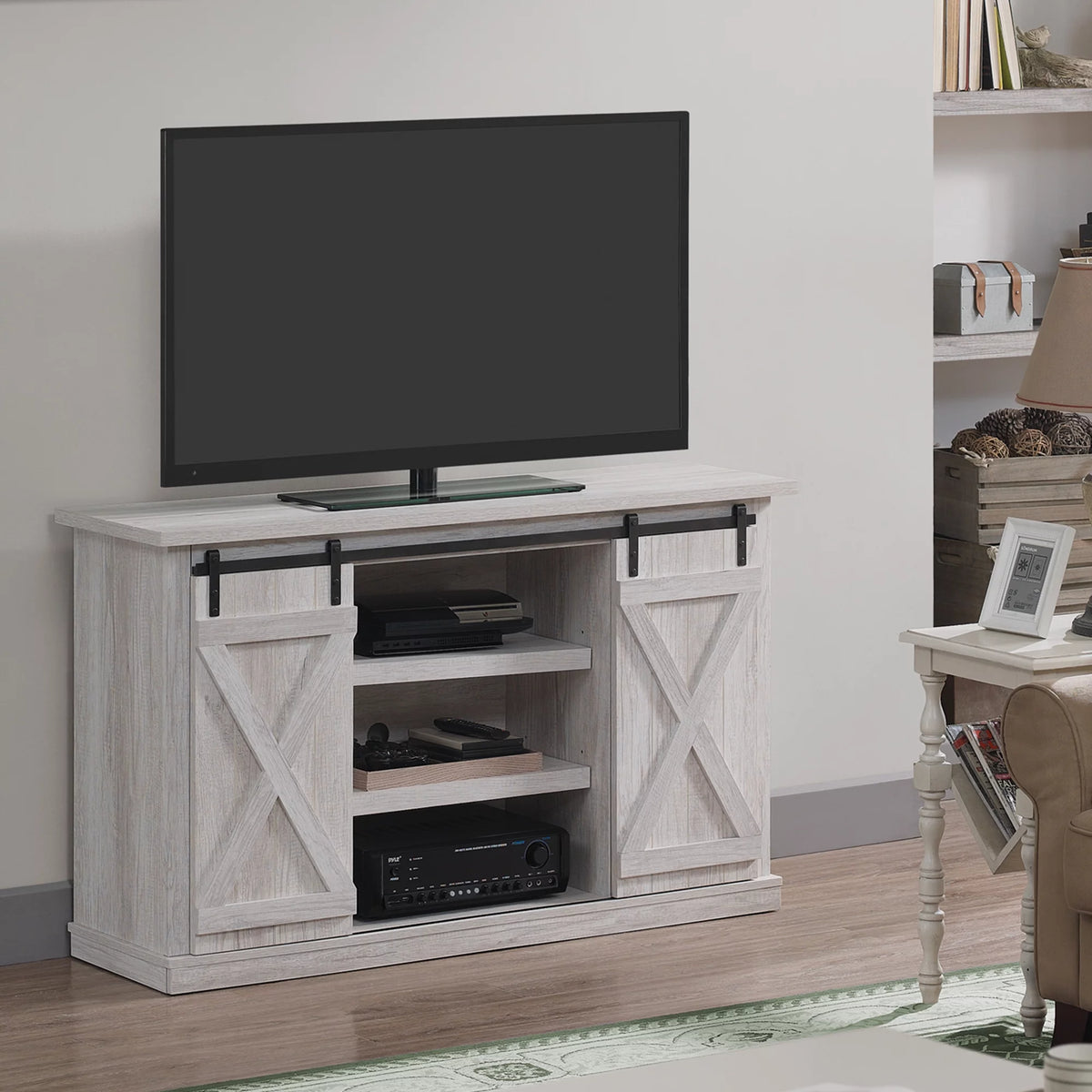 White Oak TV Stand D54190