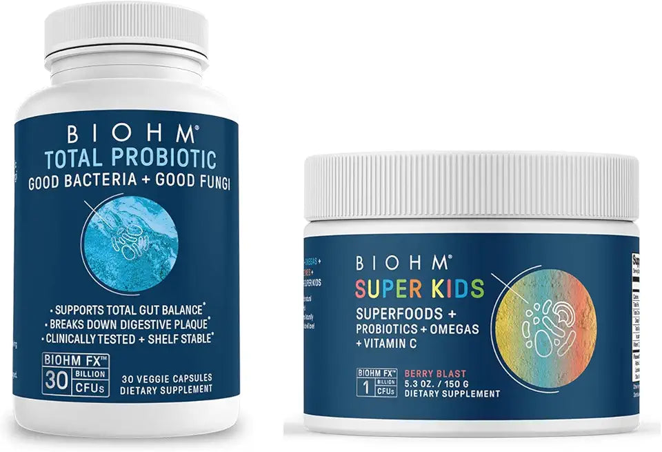 Probiotic and Kids Probiotic Bundle, 30 Billion CFU, 30 Servings Each V369