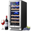 15 Bottle Dual Zone Wine Cooler Refrigerator O46829
