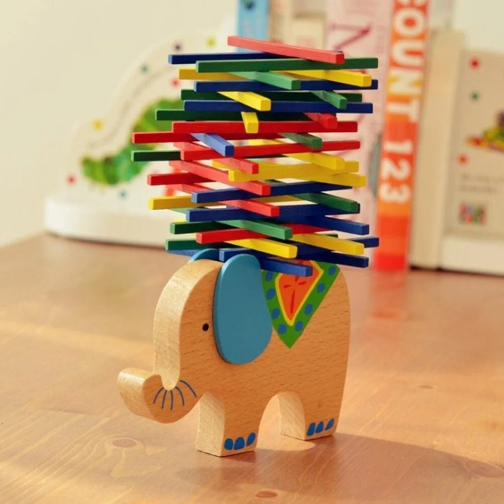 Wooden Stackable Building Blocks Set Educational Toys Y139