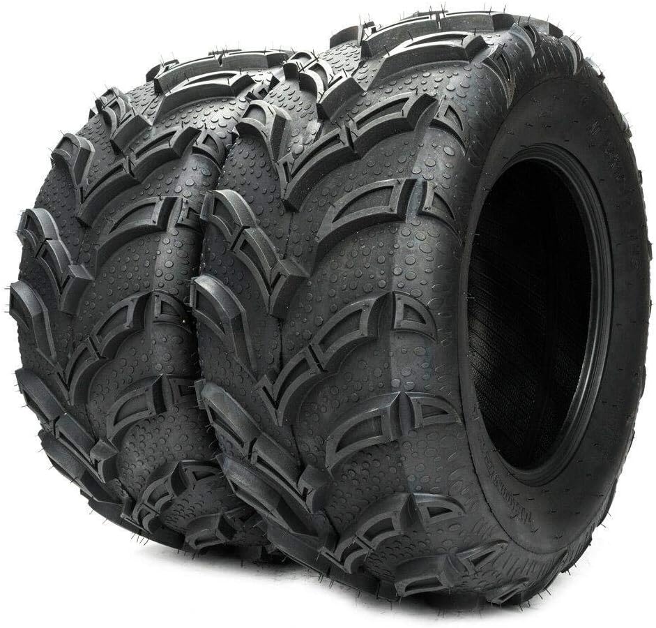 2 PCS All Terrain Tubeless ATV UTV Tires 25x10-12 Rear 6PR C635