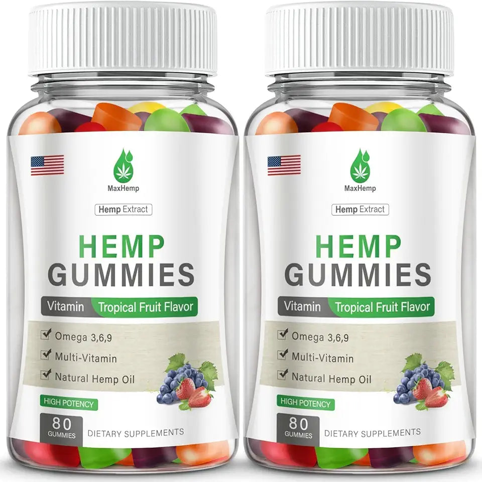 Hemp Gummies 2 Packs Vegan X9838