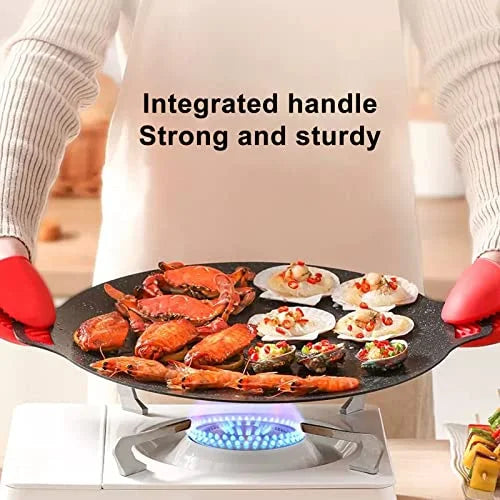 Nonstick Round Grill Pan with Handle O61576