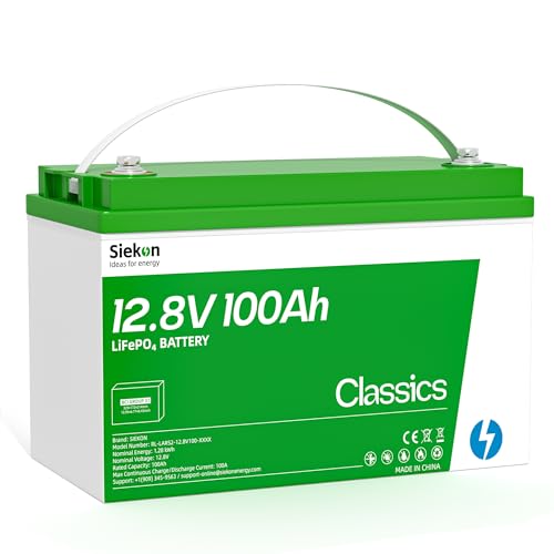 12V 100Ah LiFePO4 Deep Cycle Battery U82144