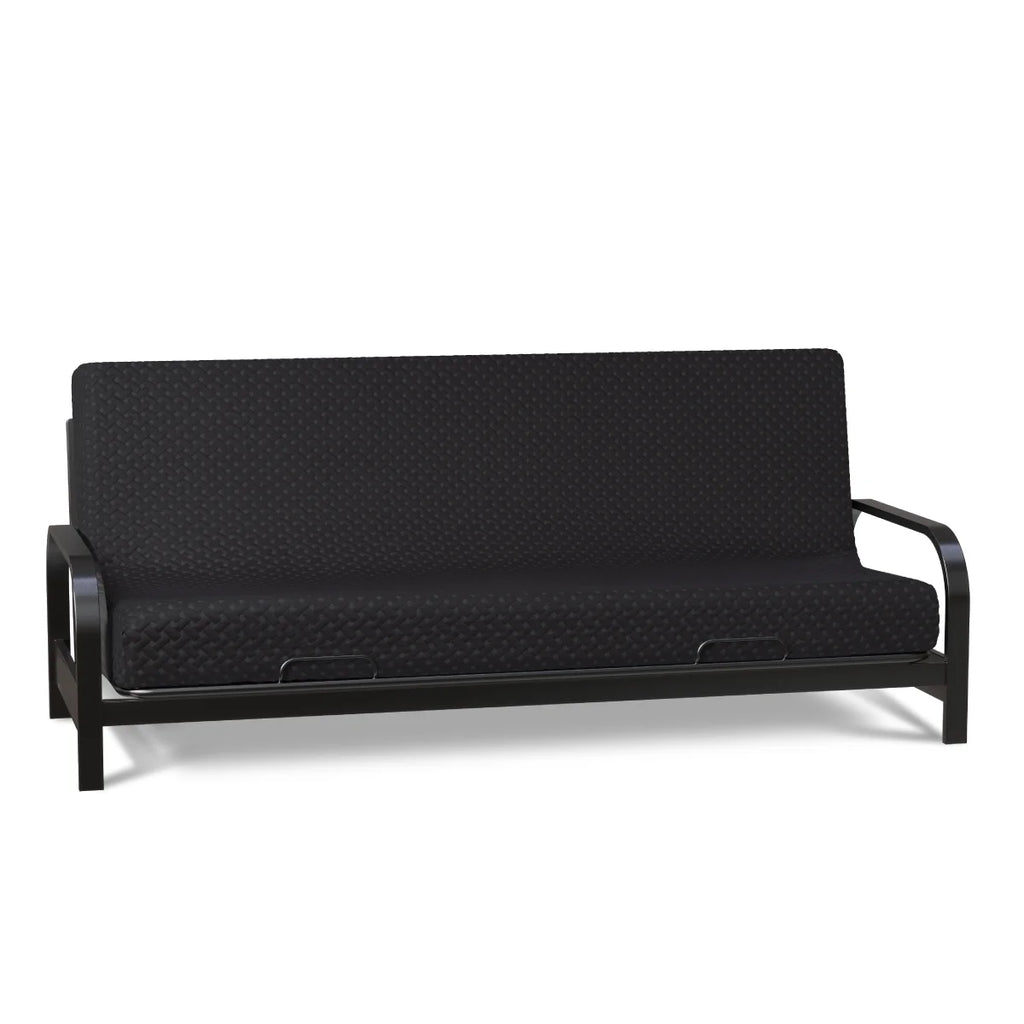 Memory Foam Futon Sofa Bed Mattress Full Size Midnight Black N36474