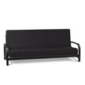 Memory Foam Futon Sofa Bed Mattress Full Size Midnight Black N36474