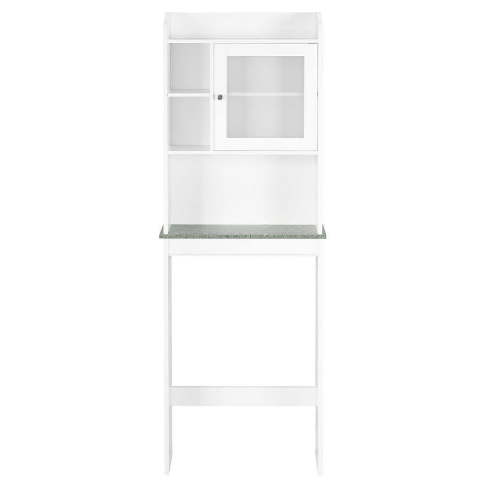 White Toilet Wall Cabinet U436