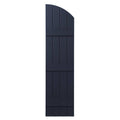 Dark Navy Polypropylene Arch Top Shutters Pair M364