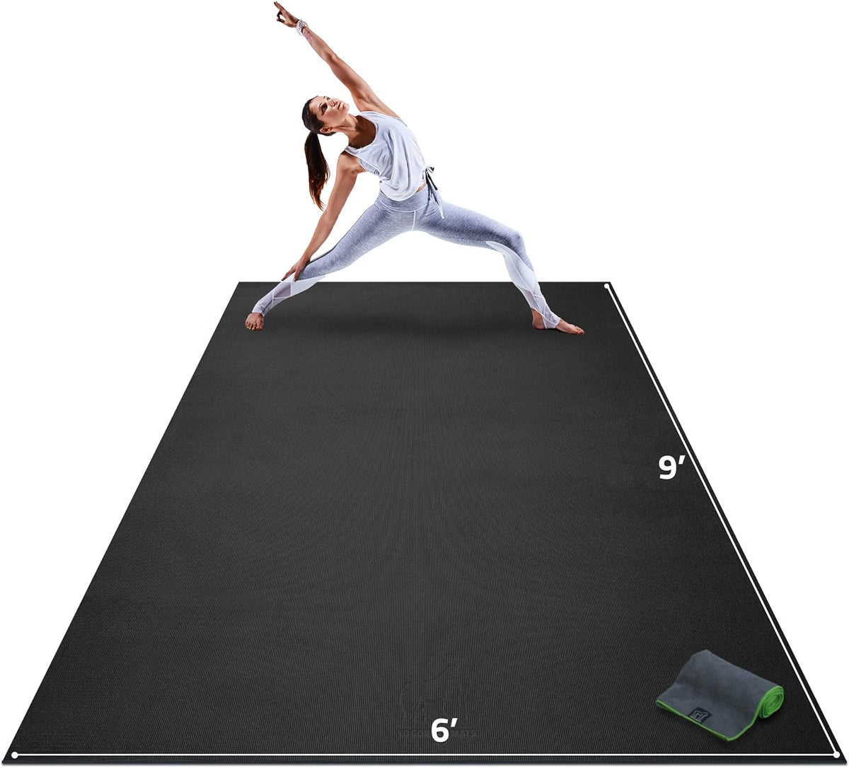 Extra Large 9' x 6' x 8mm Non-Slip Yoga Mat W511849