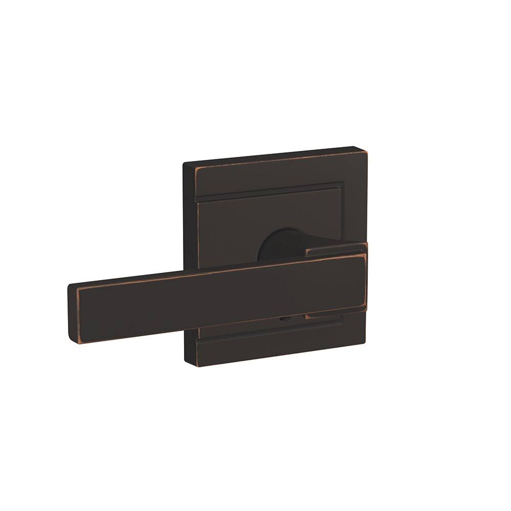 Aged Bronze Finish Passage and Privacy Lock E418769