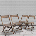 Folding Wood Chair Set of 4 I9307
