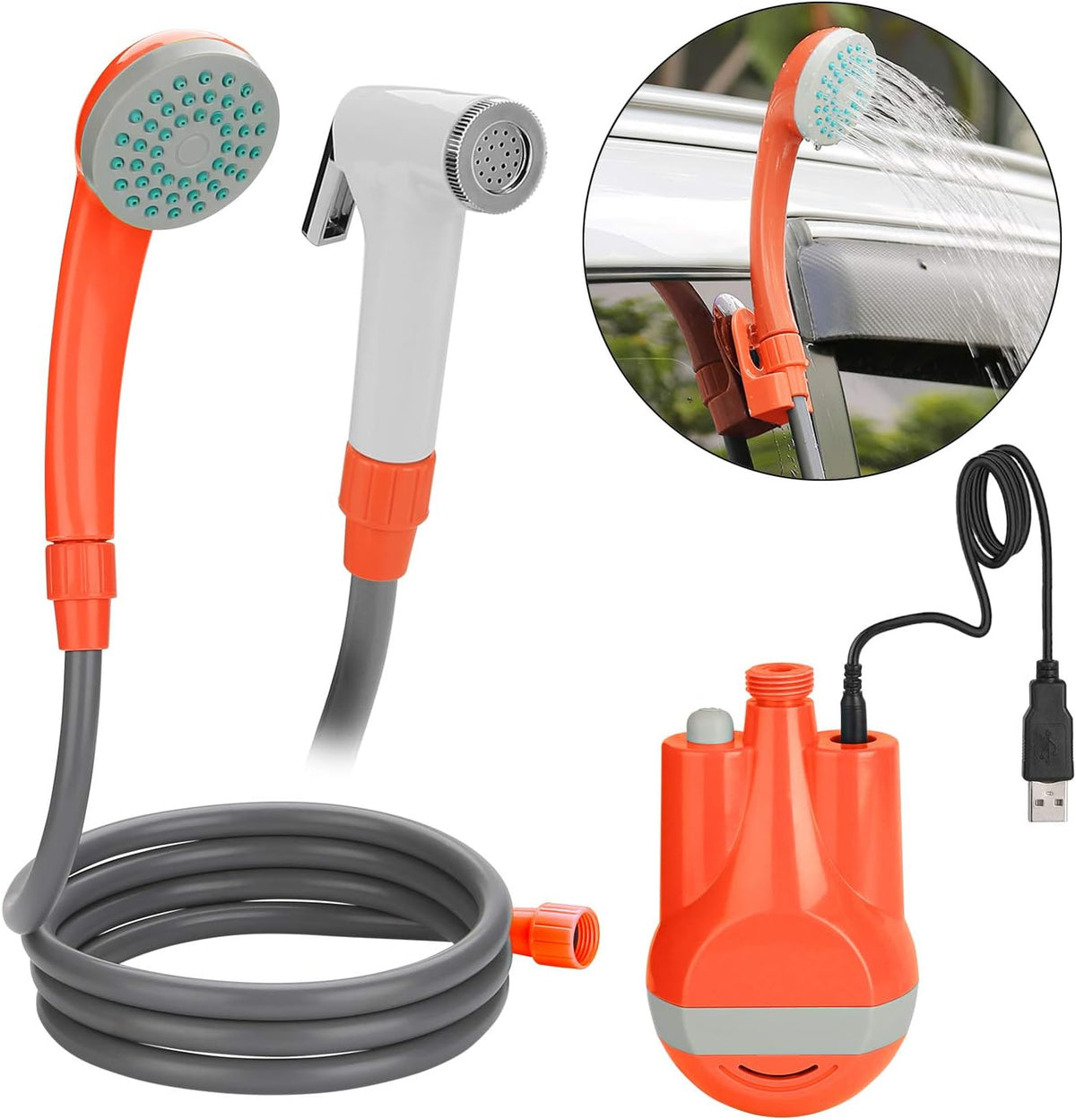 Portable Rechargeable Electric Camping Shower Pump Z8828