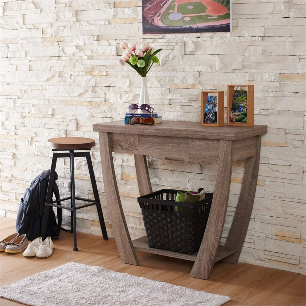 Modern Wood 1-Drawer Console Table B5281
