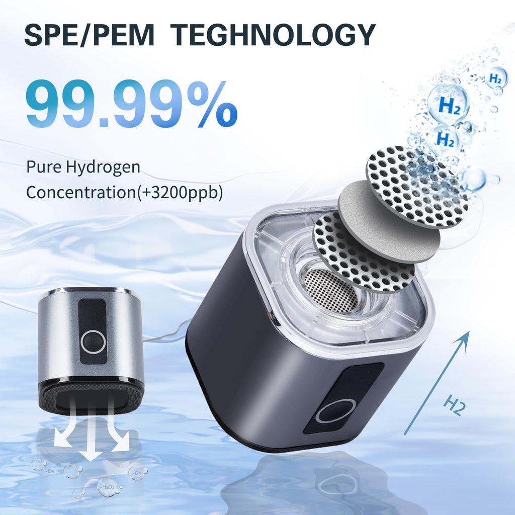 Hydrogen Water Bottle with LED Display J110481